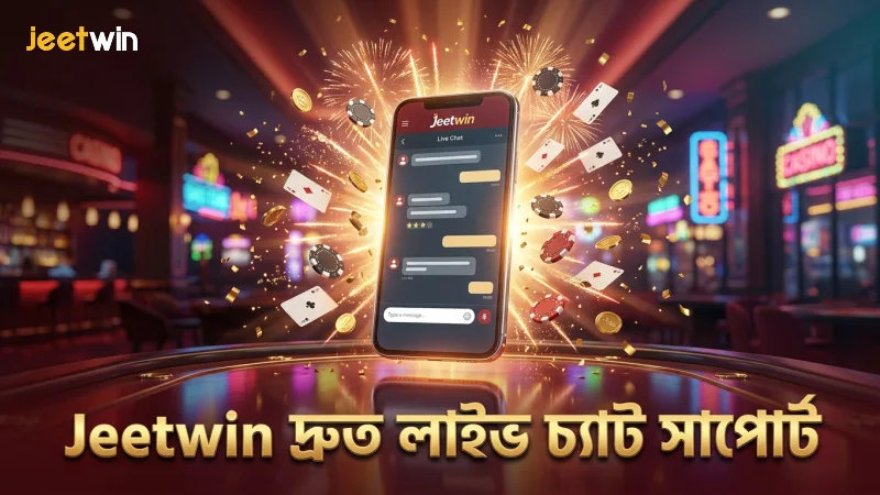 Jeetwin এর ২৪/৭ লাইভ চ্যাট দ্রুত সাড়া দেয়