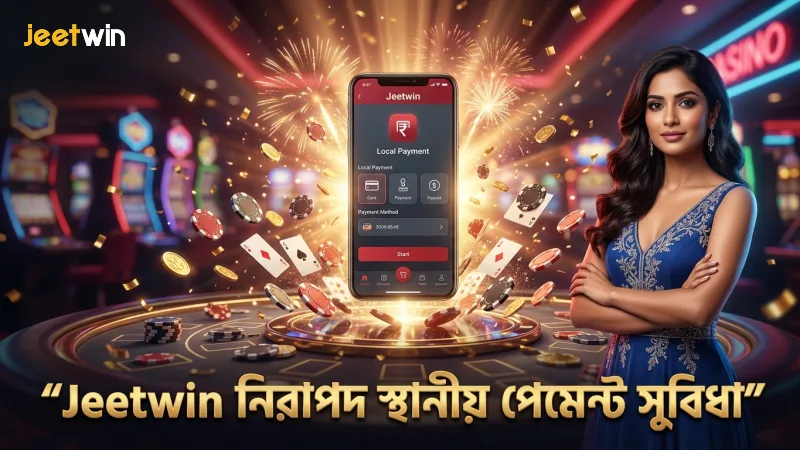 নিরাপদ স্থানীয় পেমেন্ট ব্যবহারে Jeetwin প্লেয়ারদের সুবিধা