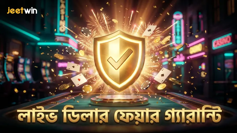 লাইভ ডিলারের রুলস ও ফেয়ার প্লে গ্যারান্টি নিশ্চিত করে নিরাপদ খেলা